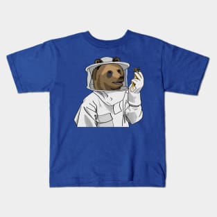 Beekeeper Bear Kids T-Shirt